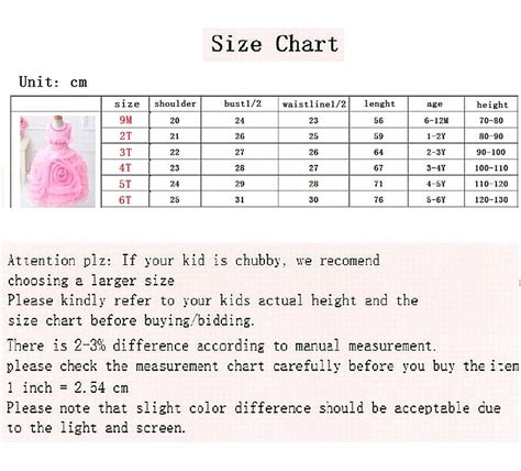 dhgate size guide